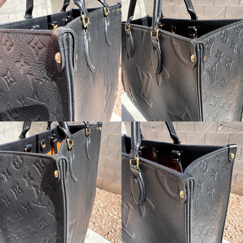 Louis Vuitton On The Go MM Black Monogram Tote - Picture 5 of 16
